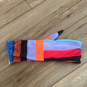 Mara Hoffman Multicolor Striped Bikini Top